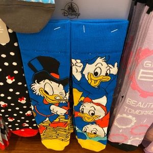 Scrooge McDuck Huey Dewey and Louie Socks BNWT